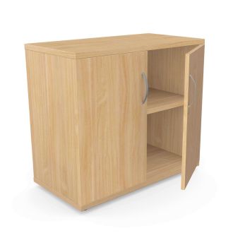 Unite 2 Door Wooden Cupboard - 725mm - Beech