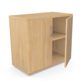 Unite 2 Door Wooden Cupboard - 770mm - Beech