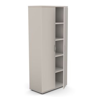 Unite Plus 2 Door Wooden Cupboard - 1850mm-Wood - Cashmere