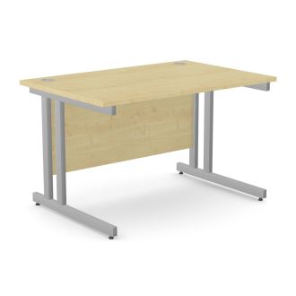 Unite Plus Office Desk - Black Cantilever Frame