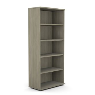 Unite Plus Wooden Bookcase - 1850mm-Wood - Arctic Oak