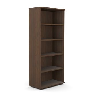 Unite Plus Wooden Bookcase - 1850mm-Wood - Antique Walnut