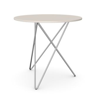 Unite Plus Cashmere Coffee Table - 560mm Height - Silver Base