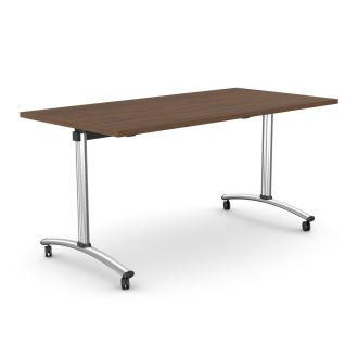 Rectangular Flip-Top Table-Wood - Antique Walnut