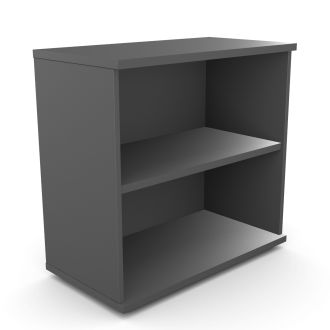 Unite Plus Wooden Bookcase - 770mm-Wood - Graphite
