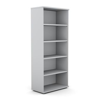 Unite Plus Wooden Bookcase - 1850mm-Wood - Grey