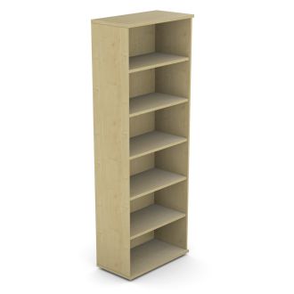 Unite Plus Wooden Bookcase - 2210mm-Wood - Maple