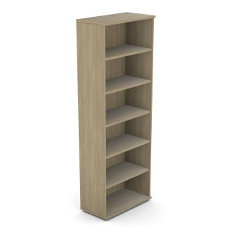 Unite Plus Wooden Bookcase - 2210mm-Wood - Urban Oak