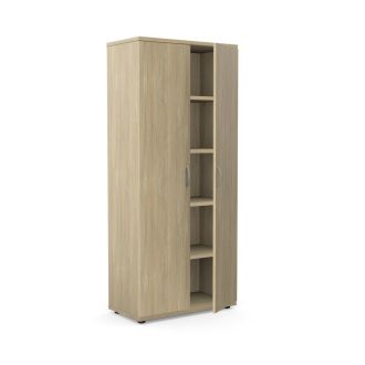 Unite Plus 2 Door Wooden Cupboard - 1850mm-Wood - Urban Oak