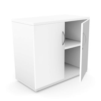 Unite 2 Door Wooden Cupboard - 725mm - White