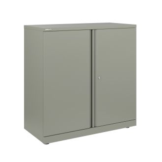 Bisley Essentials Cupboard - 1000mm Width-Bisley Steel - Goose Grey