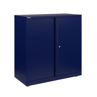 Bisley Essentials Cupboard - 800mm Width-Bisley Steel - Oxford Blue