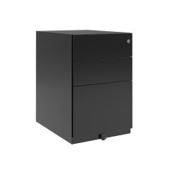 Bisley Note 3 Drawer Black Mobile Pedestal
