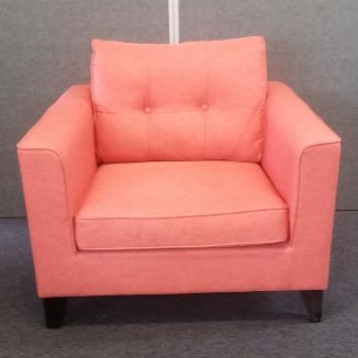 Second Hand Beige Fabric Armchair