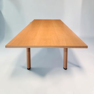 Used Wood Veneer Meeting Table