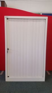 Second Hand Bisley Tambour Cupboard - 800mm Width