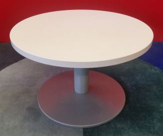 Used Round White Coffee Table