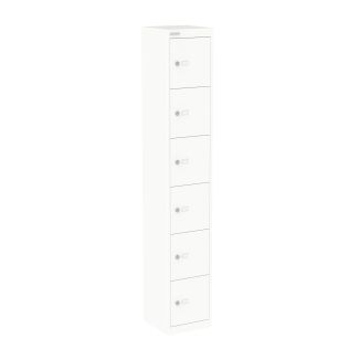 Bisley CLK 6 Door Locker - 305mm - Traffic White