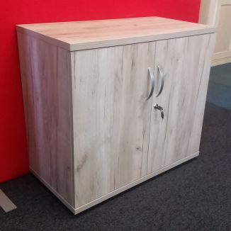 Used Unite White Desk Height Bookcase - Main