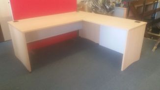 Second Hand White Executive Desk