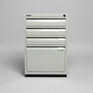 Used Bisley Goose Grey Filing Cabinet