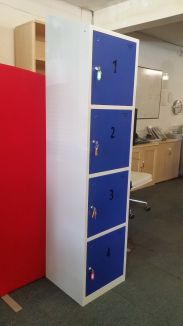 Second Hand Hero 4 Door Storage Locker - Blue