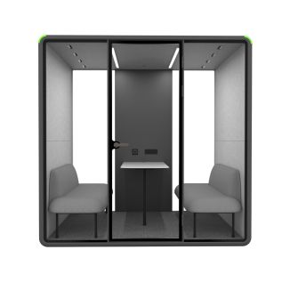 Karbon Quad Sound Resistant Meeting Pod - Front