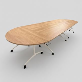Used Mid-Oak Boardroom Table