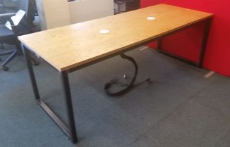Used Golden Oak Boardroom Table