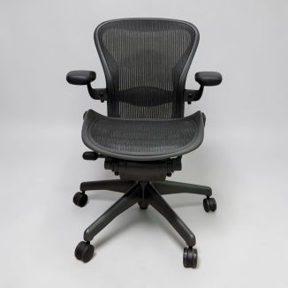 Refurbished Herman Miller Aeron Chair - Graphite Mesh