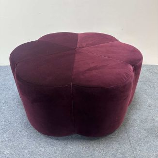 Used Melimeli Flora Pouffe - Deep Blue