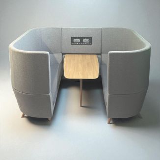 Used Orangebox 4 Seater Booth