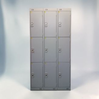 Second Hand 9 Door Locker – Light Grey