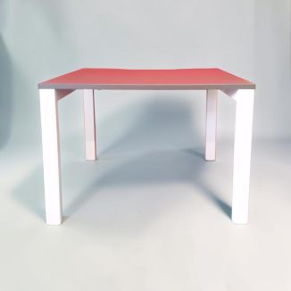 Ex-Display Unite Graphite Bench Desk - White Goal Post Legs