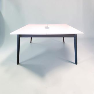 Ex-Display Unite 2 Person Light Grey Bench Desk