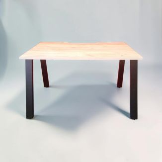 Ex-Display Unite Grey Craft Oak Bench Desk - Black A Frame