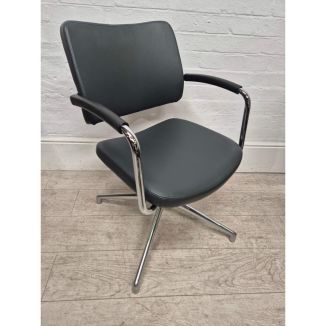 Second Hand Boss Design Leather Meeting Chair