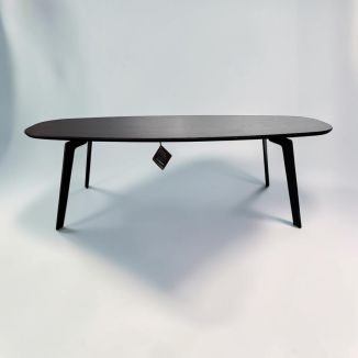 Second Hand Fritz Hansen Elliptical Coffee Table – Black - Front