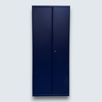 Used Bisley Stationery Cupboard - Oxford Blue - Front
