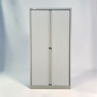 Used Bisley Tambour Cupboard - 1970mm Height - Front