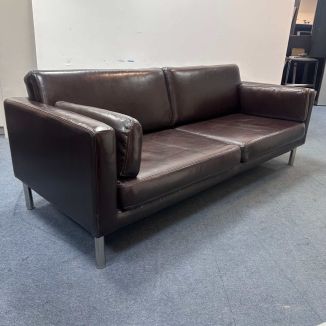 Used Dark Brown 2 Seater Sofa