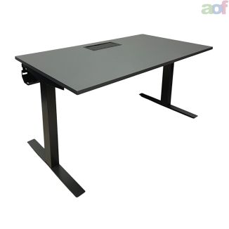 Second Hand Graphite Office Desk - Main