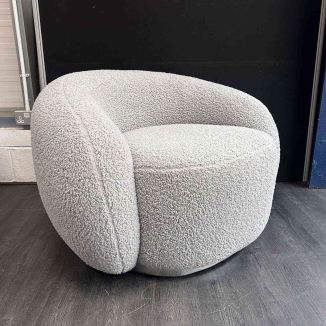 Fermina Armchair in Light Grey