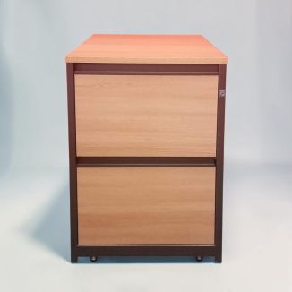 Used Light Oak 2 Drawer Filing Cabinet