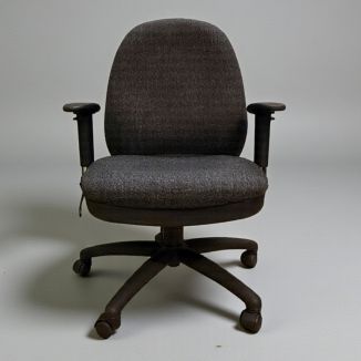 Used Grey Fabric Task Chair - Front