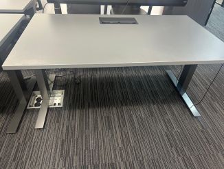 Used Grey Sit/Stand Desk