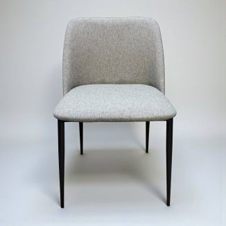 Used Fabric Lobby Chair - Grey - Front