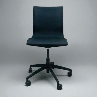 Second Hand Black Mesh Office Chair - Black Frame