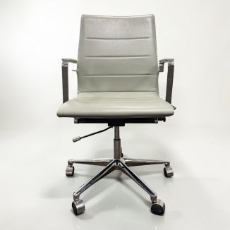 Used Grey Meeting Chair - Front