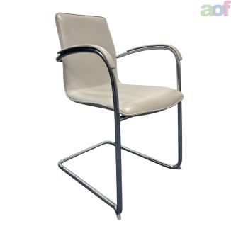 Used Kush Co Meeting Chair - Leather Armrests - Main